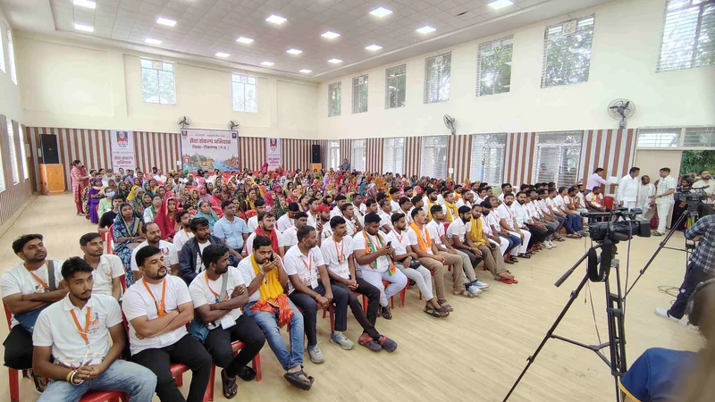 प्रधानमंत्री श्री नरेंद्र मोदी ने सेवा यात्रियों से किया आत्मीय संवाद -संकल्प सेवा यात्रा (जन जल सेवा संकल्प…